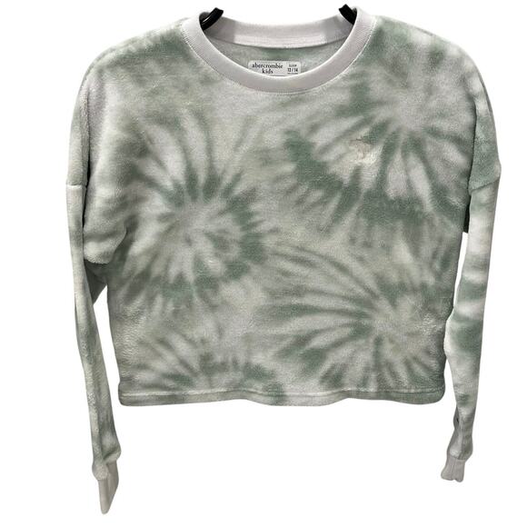 Abercrombie Kids Girl's 13/14 Tie Dye Starburst Mint Green Soft Sleepwear Top - Picture 1 of 4